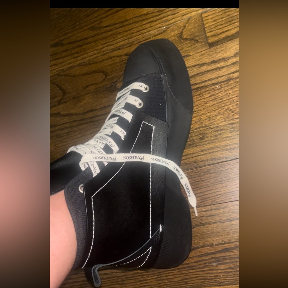 Black JW Anderson sneakers